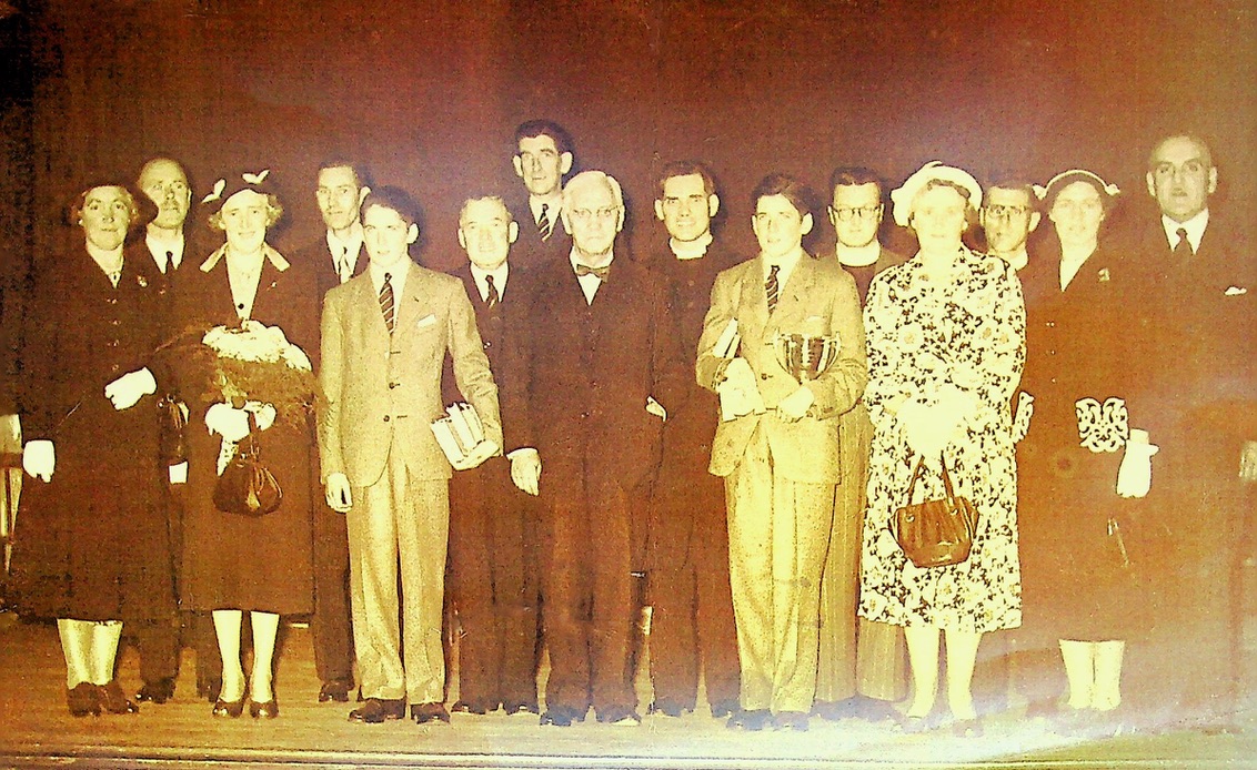 Alexander Fleming during his final official visit to Darvel in 1952